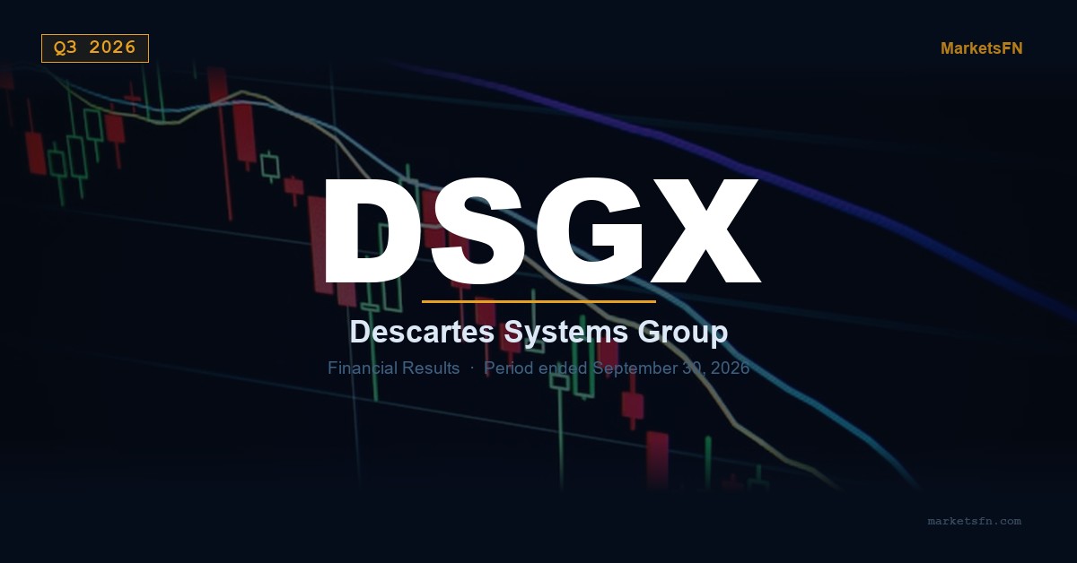 Descartes Systems Group (DSGX) Q3 2026 Financial Results
