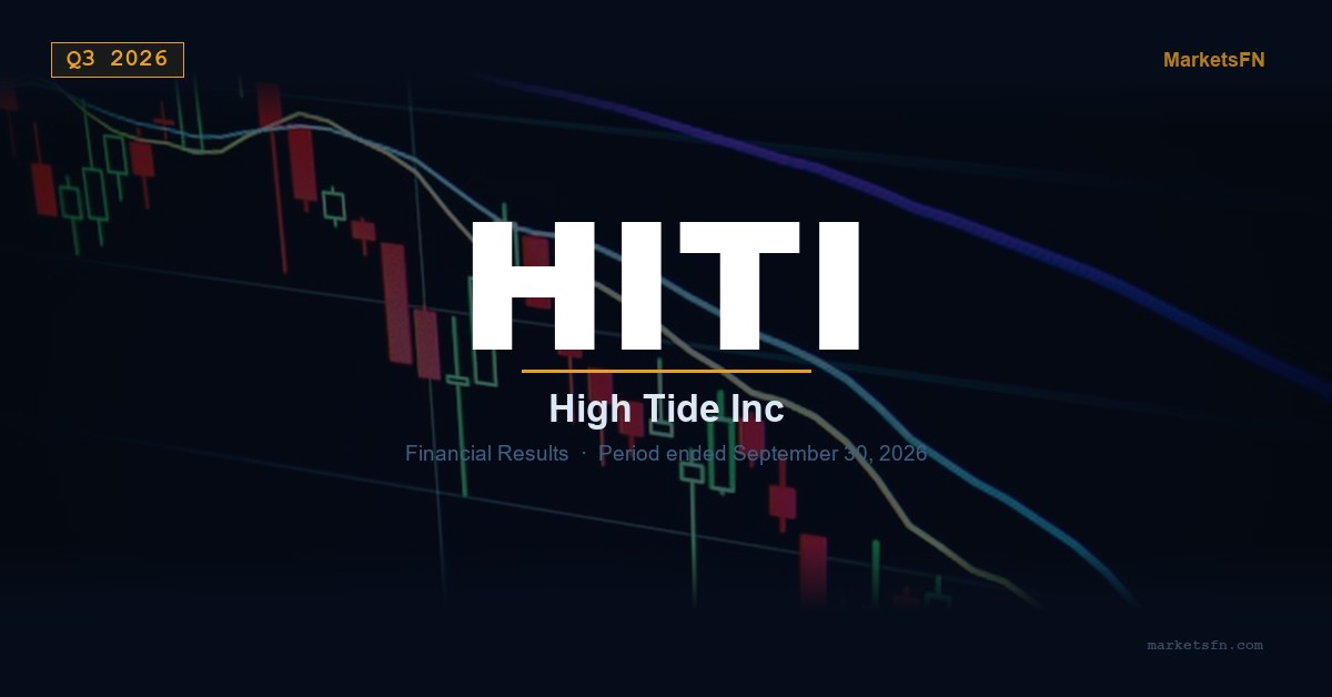 High Tide Inc. (HITI) Q3 2026 Financial Results