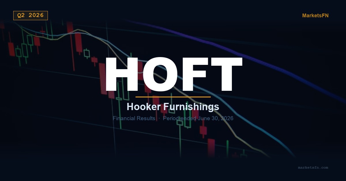Hooker Furnishings (HOFT) Q2 2026 Financial Results Summary