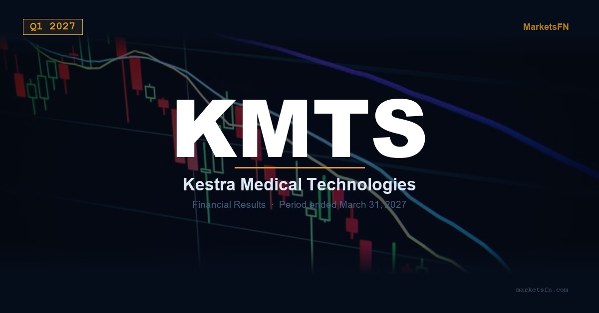 Kestra Medical Technologies (KMTS) Q1 2027 Financial Results Summary