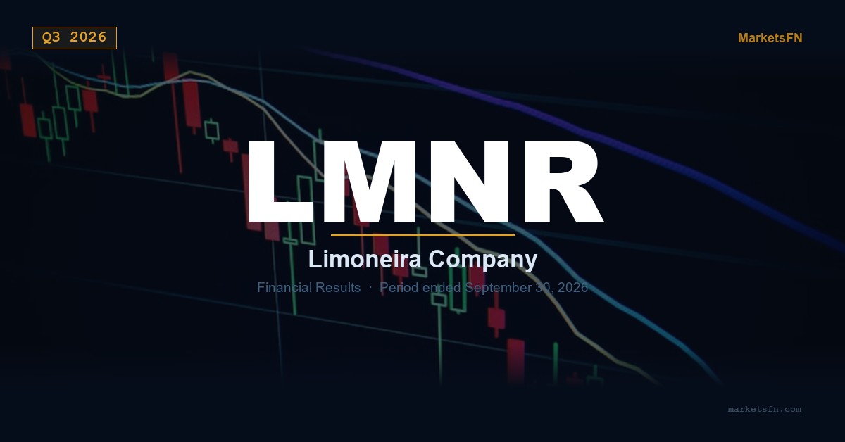 Limoneira Company (LMNR) Q3 2026 Financial Results Summary